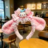 Diadema Musical Infantil con Orejas de Conejo, Diadema de Peluche con Lazo, Accesorio para el Cabello Lolita para Niñas