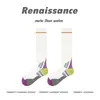 Calcetines Deportivos de Micro-Presión Renaissance para Pantorrilla para Correr, Cuerda para Saltar, Adelgazar Piernas, Fitness, Yoga y Calcetines de Compresión Muscular