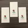 Toallas de Papel para Banquetes, Fiestas, Hoteles, Restaurantes, 40*40, Personalizables, Impresas, Servilletas de Papel Blancas Gruesas Sin Polvo