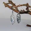 Plata de ley estilo étnico vintage gancho para oreja de loto plata de ley esterlina manualidades con epoxi hecho a mano diy Pendientes de loto accesorios para pendientes