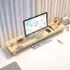Suporte de altura ajustável para computador, suporte elevatório para tela de monitor, suporte de pescoço de ganso, base de extensão para mesa de estação de trabalho de escritório