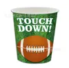 Set de vajilla desechable de fútbol Super Bowl Nuevo Transfronterizo Suministros para Fiestas Platos de Papel Desechables