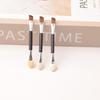 Fabricante de Brochas de Belleza Popular Brocha de Maquillaje Brocha Individual para Sombra de Ojos Brocha de Cabeza Oblicua Brocha de Doble Extremo Brocha Portátil para Labios Herramienta de Belleza