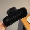 Pinza de Garra de Peluche para Mujer, Pinza Grande para el Cabello de Otoño e Invierno con un Toque de Lujo, Pinza de Tiburón Ins para Cabello Grueso, Pasador para Moño, Accesorio para el Cabello