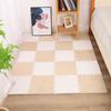 Alfombrillas de Suelo de Estilo Sencillo con Empalme para Uso Doméstico, Alfombrillas de Suelo de Área Grande para Salas de Estar y Dormitorios, Resistentes a las Manchas y Fáciles de Cuidar, Tapetes para Gateo de Bebés