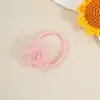 Acessórios de cabelo infantis transfronteiriços europeus e americanos, tiara fina de malha com florzinha macia e não apertada para bebê, tiara de proteção de fontanela para bebês