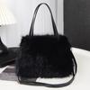 Fabricante Transfronteiriço Personalizado Moda Coreana Ins Super Quente Bolsa Peluda Bolsa Transversal Nicho Feminina Tendência 2024 Novo Estilo