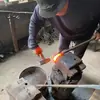 Alavanca de Desmoldagem para Marcenaria de Aço Rosqueado Fundida à Mão, Alavanca de Aço Especial com Cabeça Chata para Vergalhão, Alavanca Longa, Barra de Levantamento para Moldes de Madeira