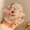 Pinza para el Cabello de Malla con Flores de Hada Súper para Mujer Nuevo Estilo 2025 Accesorio para el Cabello de Gama Alta Pinza de Tiburón Grande para la Parte Posterior de la Cabeza