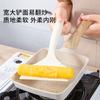 Espátula de silicona para tamagoyaki espátula antiadherente para cocinar resistente a altas temperaturas espátula para freír teppanyaki espátula de boca ancha para pizza y bistec