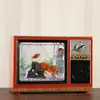 Modelos de Objetos Antigos Nostálgicos Retrô: TV Preto e Branco, Toca-Discos, Telefone, Celular Vintage, Adereços para Fotos, Decorações