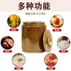 Tarro de Manteca de Cerámica, Resistente a Altas Temperaturas, Recipiente Tradicional para Aceite, Tarro de Aceite Sellado, Tarro de Aceite de Carne de Cerámica, Cilindro de Aceite para el Hogar en la Cocina
