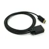 Fabricante em estoque cabo dp para vga macho para macho 1,8 m banhado a ouro displayport dp para vga cabo adaptador