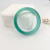 Pulsera Ojo de Gato de Alta Gama para Mujer con Agujero Azul Hielo Azul Estilo Libro Rojo Pequeño Pulsera de Vidrio Graduado Joyería de Mano al por Mayor