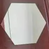 Fabricantes de lentes de vidrio suministran espejo de vidrio con forma de lente cosmética de un solo lado procesamiento de lente irregular