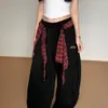 Pantalones jogger coreanos de moda estilo ins americano para estudiantes mujeres, pantalones de chándal sueltos casuales para baile, pantalones largos de pareja