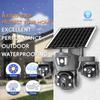 Cámara Solar V380 4g Tres Lentes Remota para Teléfono Móvil para Hogar Inalámbrica Sin Red Batería de Bajo Consumo Monitor