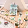 Pegatinas de Caja de Planta en Maceta Pegatinas Creativas Pegatinas para Cuaderno de Bocetos Material de Collage para Decoración de Cuaderno de Bocetos Pegatinas para Teléfono Móvil