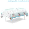 Set de Vajilla Temática de Cumpleaños Oso Azul Globos de Oso de Dibujos Animados Platos y Vasos de Papel para Fiesta de Cumpleaños Infantil Decoración