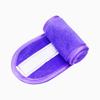 Velcro Yoga Tela de Rizo Salón de Belleza Lavado de Cara Maquillaje Diadema Transpirable Absorbente de Sudor Turbante de Belleza