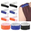 Mangas de Jersey com Mangas Tecidas, Mangas de Futebol Softball com Fechos de Gancho e Laço, Mangas Esportivas com Fechos de Gancho e Laço, Tiras de Fixação Apertadas Antiderrapantes