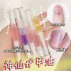 HYX Unhas Usáveis Estilo Desejo Puro Feitas à Mão Manicure Francesa Longa Olho de Gato Pontas de Unha Produto Acabado Destacável