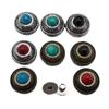 Al por mayor 12 mm Accesorios para equipaje y artículos de cuero Hebilla de tela con patrón pequeño Hebilla de tornillo para accesorios de billetera y cinturón hechos a mano