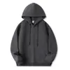Moletom com Capuz Pesado para Mulheres no Outono e Inverno Novo Estilo Espessado Solto Estilo Bf Preguiçoso Jaqueta Casual Cardigã com Zíper Top