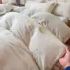 Juego de cuatro piezas estampado de algodón 100% clase A, juego de tres piezas de algodón 100% puro para dormitorio estudiantil, ropa de cama de algodón de fibra larga de Xinjiang, Nantong