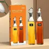 Juego de Botes de Aceite y Frascos de Condimentos Qixiang Botella Creativa para el Hogar de Salsa de Soja y Vinagre Botella de Condimentos Regalo para Eventos Venta al por Mayor Compra Grupal Regalo