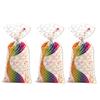 Bolsas Planas con Cola de Sirena para Pan, Snacks, Repostería, Bolsas de Plástico con Cordón, Bolsas para Empaquetar Dulces de Regalo, Bolsas con Cordón