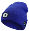Gorro Bluetooth de Nuevo Modelo Transfronterizo con Luces LED, Música y Función de Llamada Dual, Gorro de Punto con Iluminación Exterior, Luz Montada en la Cabeza