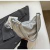 Bolso informal de PU suave para mujer, nuevo estilo coreano 2024, muy sencillo, tipo bandolera, bolso de hombro, bolso de sillín a la moda y combinable.