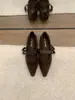 Zapatos Mary Jane de Tira Única Bajos de Tacón Rojo Pequeños Estilo Retro First Encounter para Mujer, Nuevo Estilo de Principios de Otoño, Perfectos con Faldas, de Cuero de Nicho y Elegante