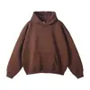 Sudadera con capucha de marca de moda estilo callejero casual perezoso, color liso, forro polar, para hombre, pareja americana, Otoño e Invierno 2024, talla grande