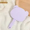 Espejo de mano y peine dos en uno, espejo de maquillaje portátil con peine, espejo de tocador de escritorio, espejo pequeño portátil con peine y mango
