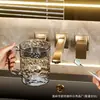Copo para Enxaguante Bucal com Alto Apelo Estético, Design de Ondas de Água Gélida, Copo para Escova de Dentes, Copo para Enxaguante Bucal, Copo Transparente, Copo de Água, Copo para Escova de Dentes