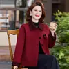 Atuendos de Moda de Primavera para Madres 2026 Nuevo Estilo Moda de Primavera y Otoño para Mujeres de Mediana Edad y Mayores Cárdigan Casual Abrigo Versátil Talla Grande