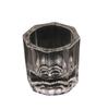 Caliente Vaso Octogonal Pequeño de Vidrio para Lavado de Uñas de Arte sin Tapa Vaso de Cristal para Remoción de Armadura Transparente Engrosado Herramienta para Arte de Uñas