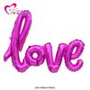 Día de San Valentín Corazón de Amor Forma de Corazón Pared de Fondo Decoración de Boda Fiesta de Propuesta Globos de Papel de Aluminio Forma de Corazón