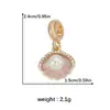Acessórios de Pingente de Concha Pérola Estrela-do-Mar de Verão DIY Pulseira Corda de Mão Pingente Corrente de Celular Pingente Artesanal