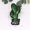 Pegatina caliente directa de fábrica de dibujos animados de tela para pegar DIY bordado a máquina árbol de Navidad bordado a máquina parche accesorios para pegar