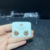 Pendientes de Corazón Geométrico con Circonita Lingshang Design Pinzas para Orejas para Mujer Diseño Original Galvanizado Ecológico Tienda Venta al por Mayor
