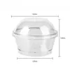 Copo de sobremesa redondo de plástico OEM150ml (5oz), copo para mousse, copo para pudim, copo para sorvete, mais vendido na Amazon, copo para sorvete.