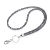 Lanyard con adornos de diamantes en stock transfronterizo, lanyard de red, porta-credencial de identificación, correa con adornos de diamantes y llavero, venta al por mayor