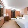 A Versão Mais Recente de Móveis para Hotel Laranja, Conjunto Completo para Quartos Padrão, Cabeceiras de Hotel, Estrados de Cama de Hotel e Varões Específicos para Pendurar Roupas de Cama para Pousadas