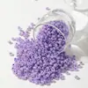Cuentas de semillas de color sólido Tang de 2-4 mm, cuentas color crema, cuentas de ábaco premium, cuentas de vidrio plateado, accesorios para joyería, cuentas pequeñas al por mayor