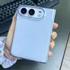Adecuado para Apple 18 DUO, funda de teléfono plegable transparente con textura de fibra de carbono para iPhone 18 DUO PC