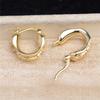 Pendientes de plata S925 con forma de guisante, hebilla de perla multicuentas, accesorios para pendientes de 7 cuentas, soporte vacío DIY 5583