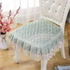 Almofadas para Mesa de Jantar e Cadeiras Estilo Europeu, Novas Almofadas de Assento de Inverno, Almofadas Ampliadas para Cadeiras de Jantar de Casa e Restaurante, Capas para Bancos